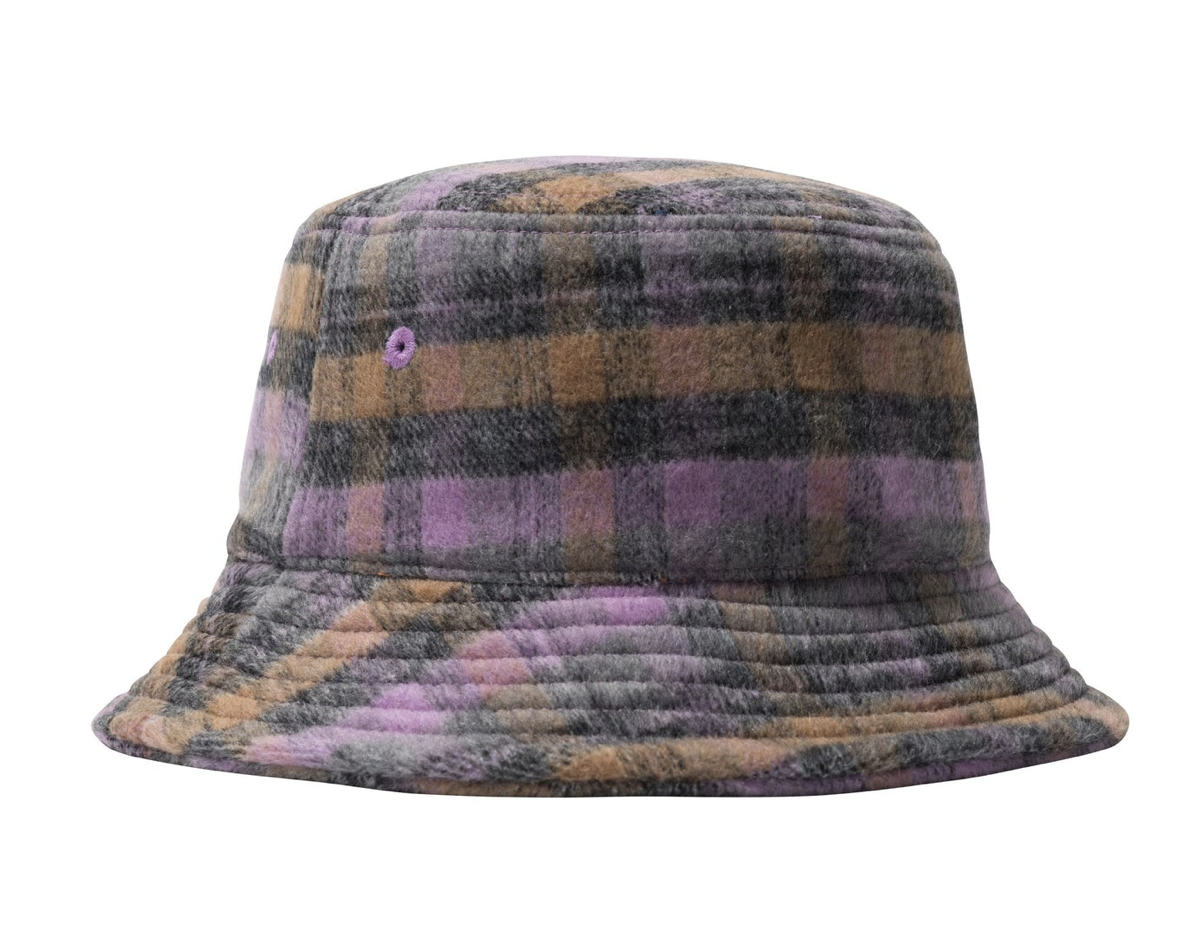 帽子 OLD STUSSY patchwork check bucket hat Stussy - Checker Knit Bucket Hat - Black | available at LCD